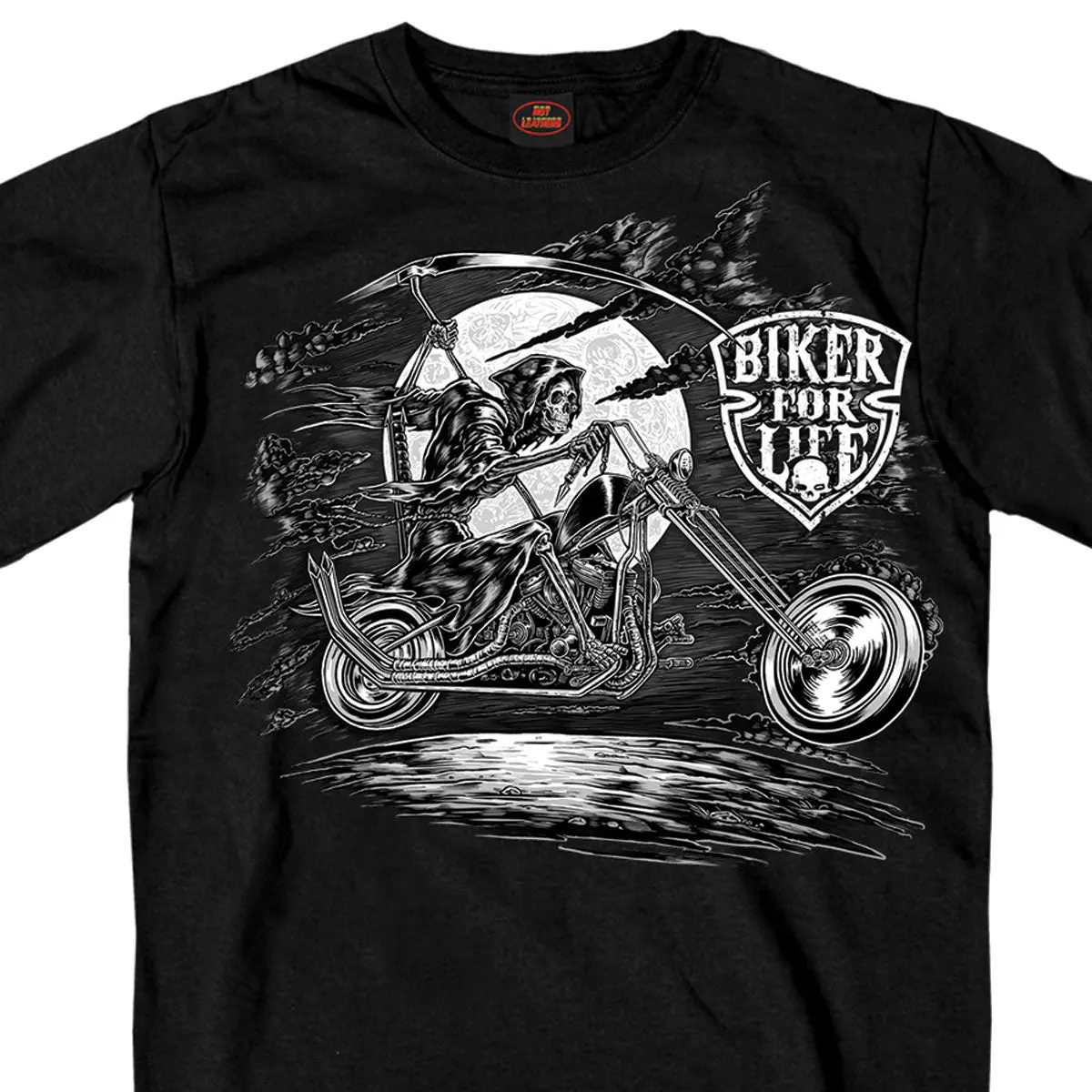 Men's Biker Scroll T-Shirt 1