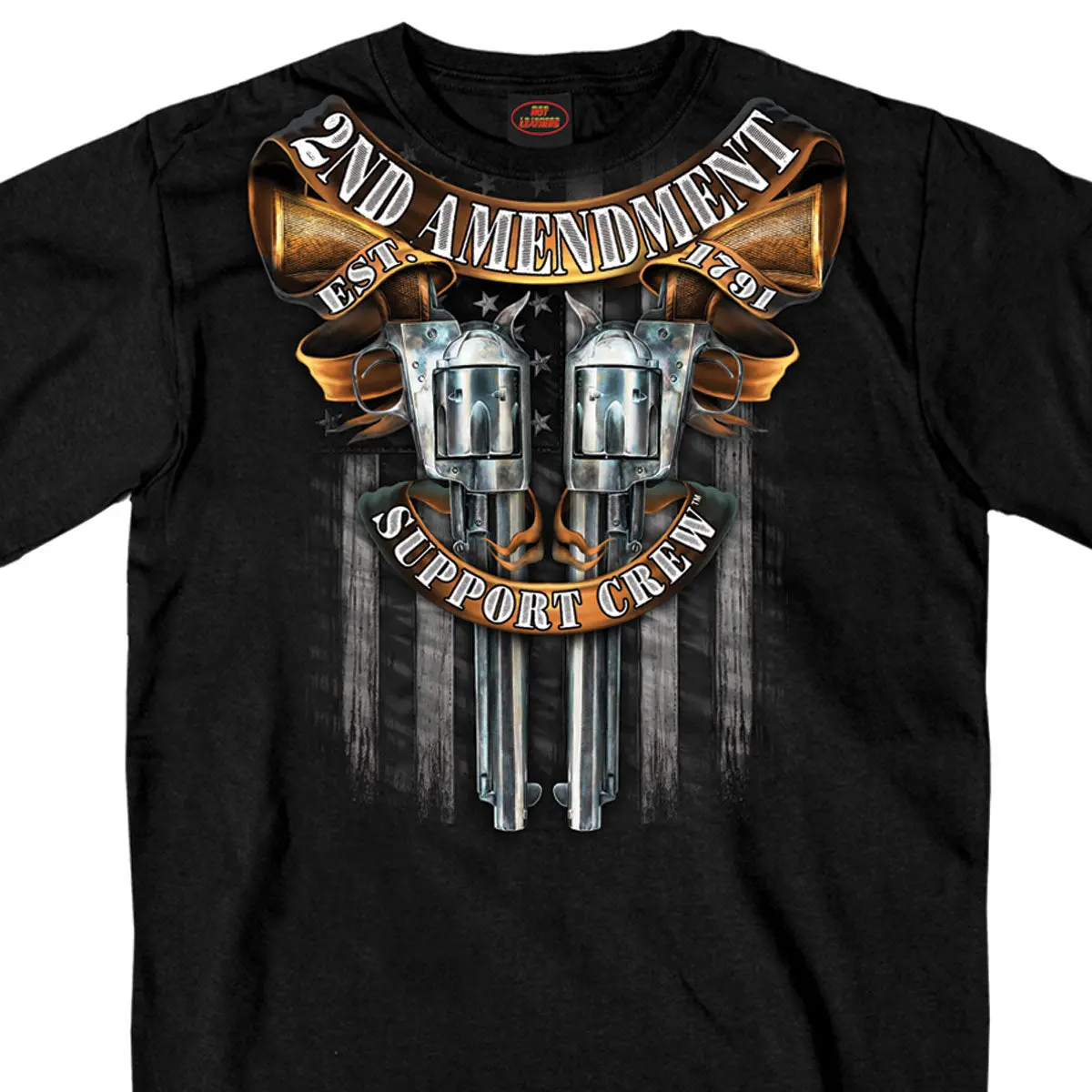 Men's Long Sleeve Crossed Pistols Shirt 1
