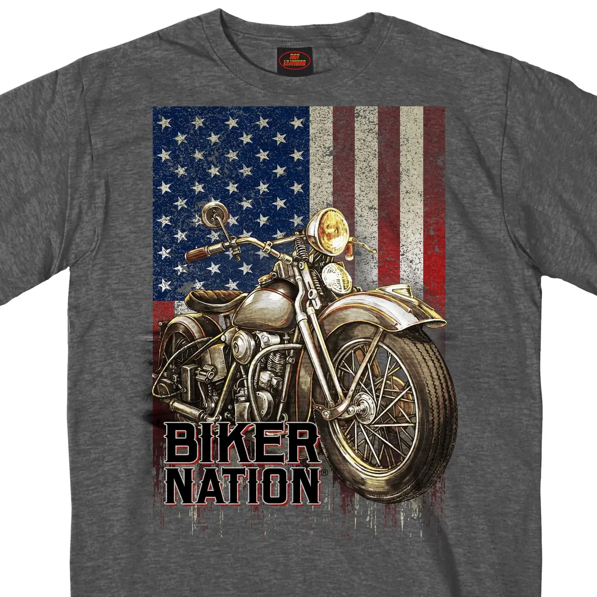 Biker Nation Cycle Flag Shirt 1