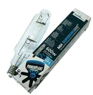 Powerplant Super Veg Metal Halide Grow Lamp – 250W, 400W, 600W, and 1000W Options