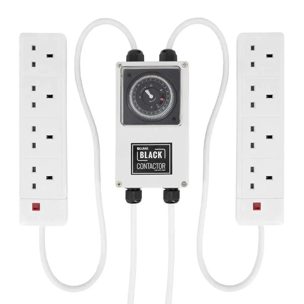 Lumii Black 8 Way Contactor Timer 1