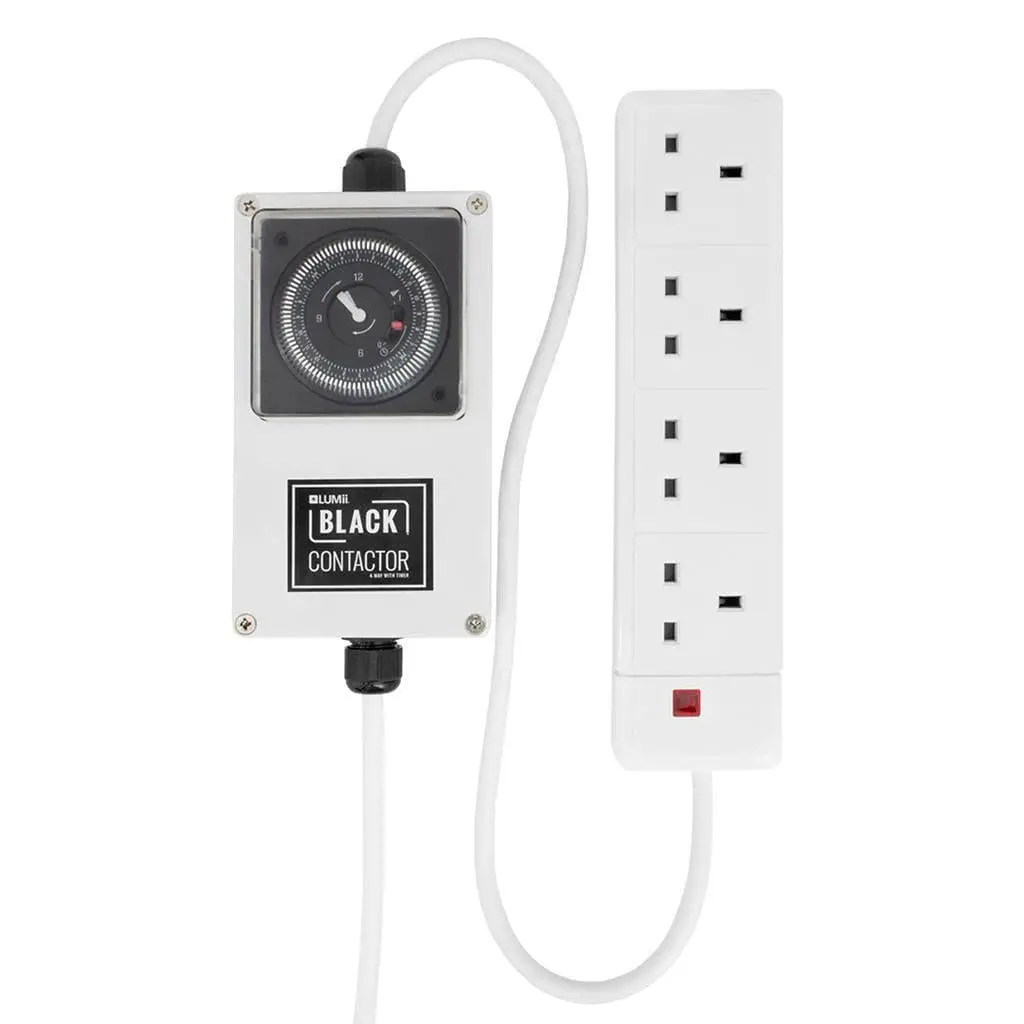 Lumii Black 4 Way Contactor Timer 1