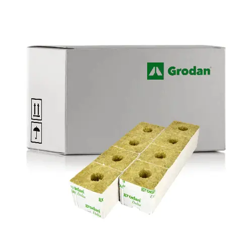 Grodan Rockwool Blocks 3” (7.5Cm) – Small Or Large Hole 3