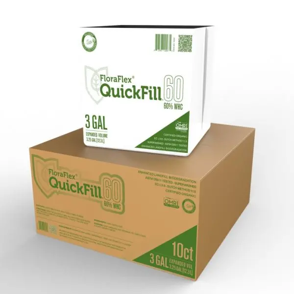 Floraflex Quick Fill Bag - 3 Gallon | White Plastic | 60% Whc 2