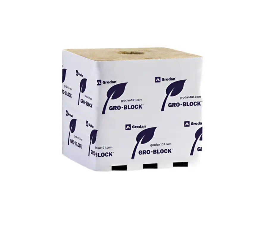 Grodan Gro-Block Improved Hugo 6"X 6"X 5.8" W/ Hole 1