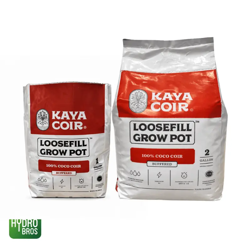 Kaya Loose Fill 100% Coco Grow Bags | 1.25, 2 & 3 Gallon Rhp Coco Coir 1