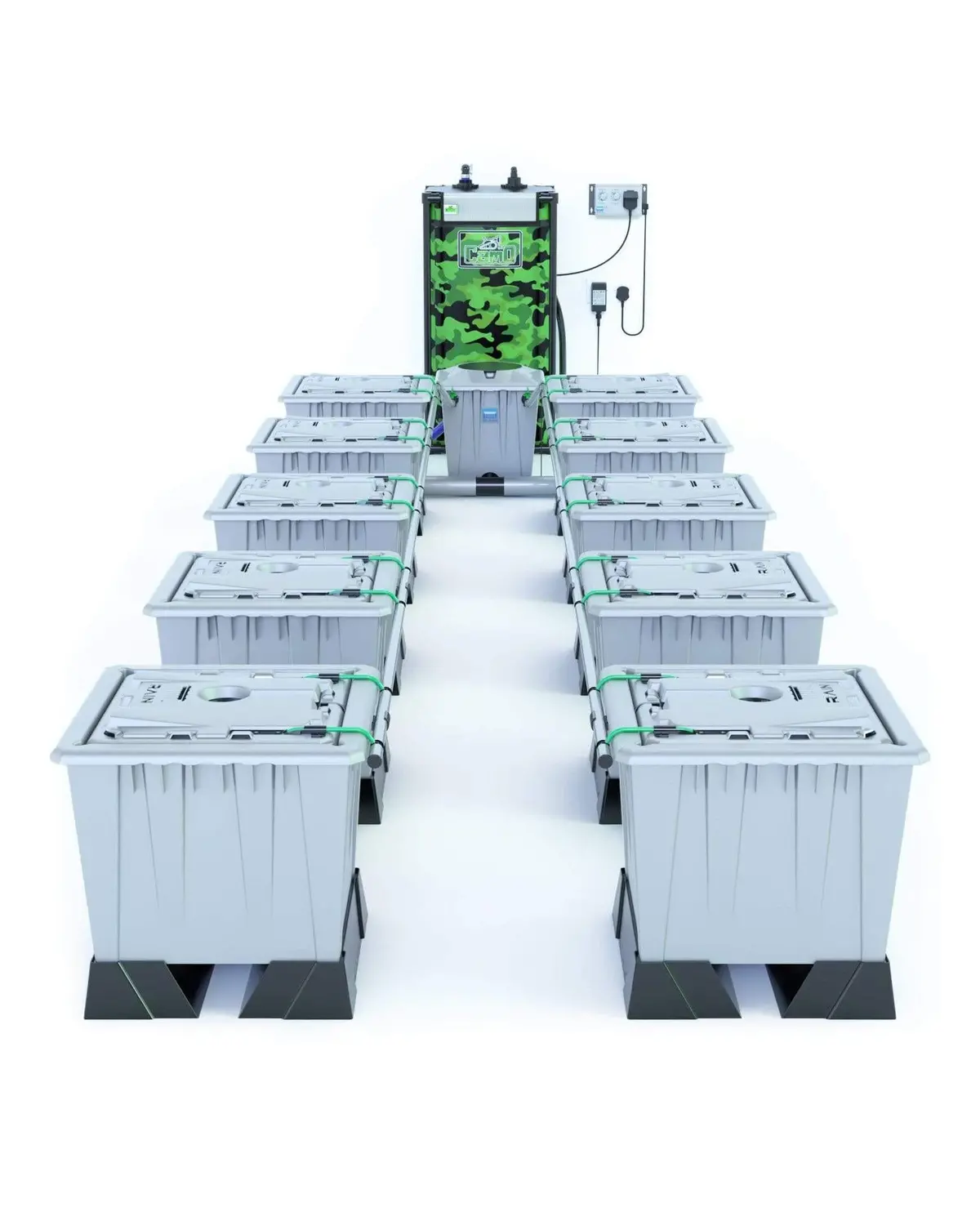 Alien Rain™ 10 Pot 30L Pro Silver Series 1