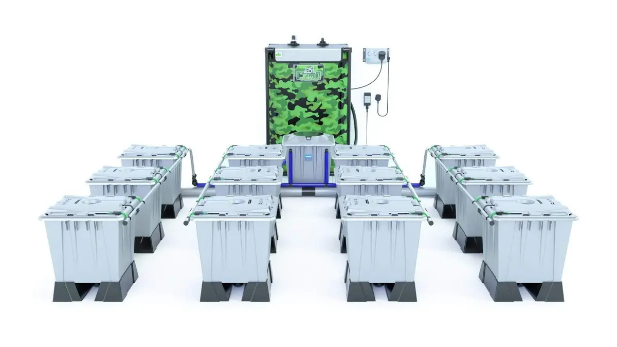 Alien Rain™ 12 Pot 15L Pro Silver Series 1