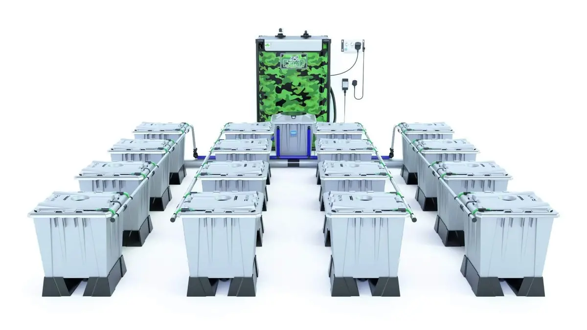 Alien Rain™ 16 Pot 15L Pro Silver Series 1