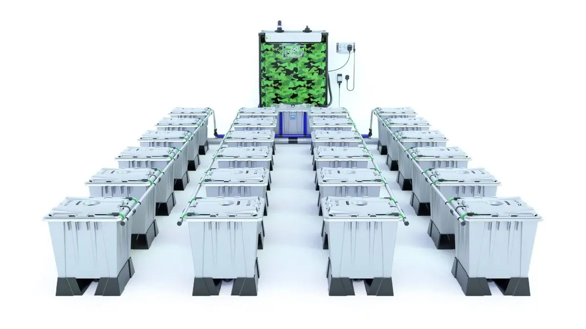 Alien Rain™ 24 Pot 15L Pro Silver Series 1