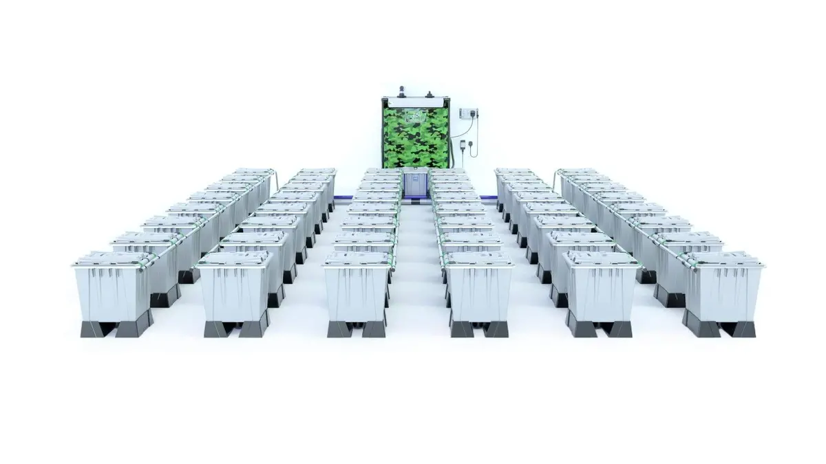 Alien Rain™ 48 Pot 15L Pro Silver Series 1
