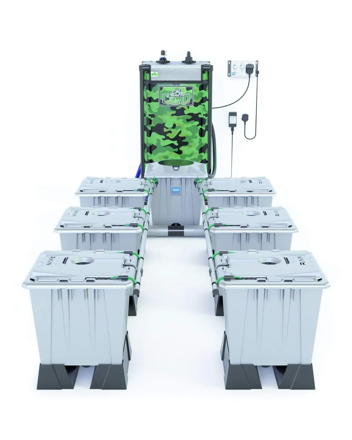 Alien Rain™ 6 Pot 15L Pro Silver Series 1