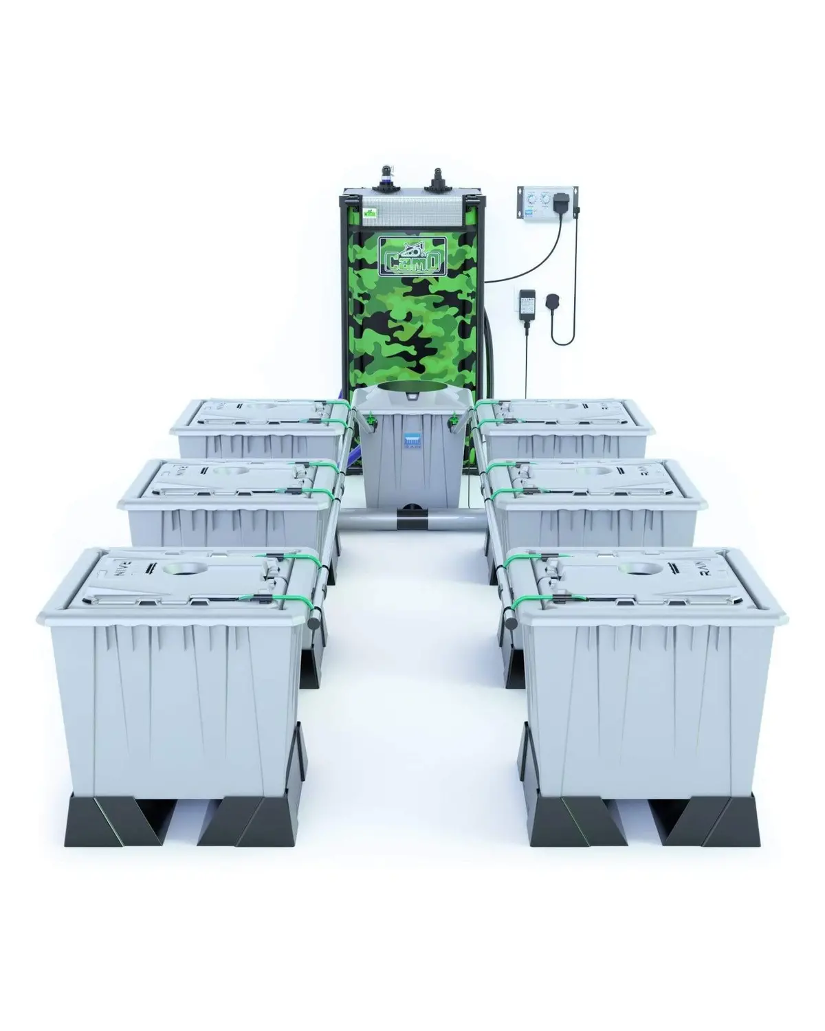 Alien Rain™ 6 Pot 30L Pro Silver Series 1