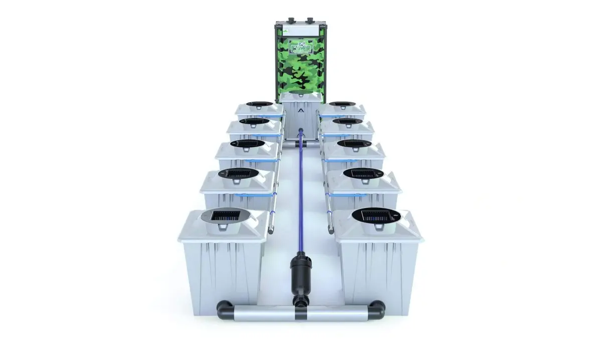 Alien® Rdwc 10 Pot 20L Pro Silver Series 1