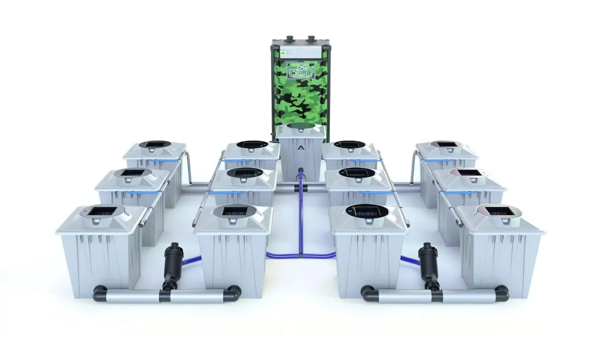 Alien® Rdwc 12 Pot 20L Pro Silver Series 1