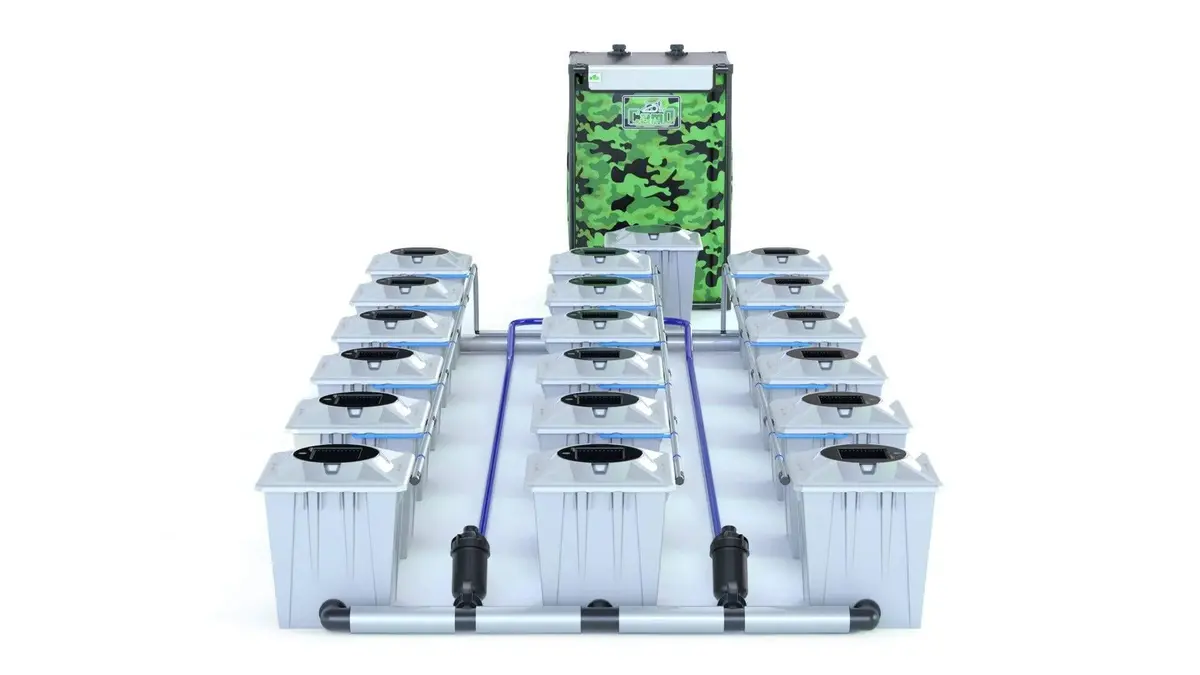 Alien® Rdwc 18 Pot 20L Pro Silver Series 1
