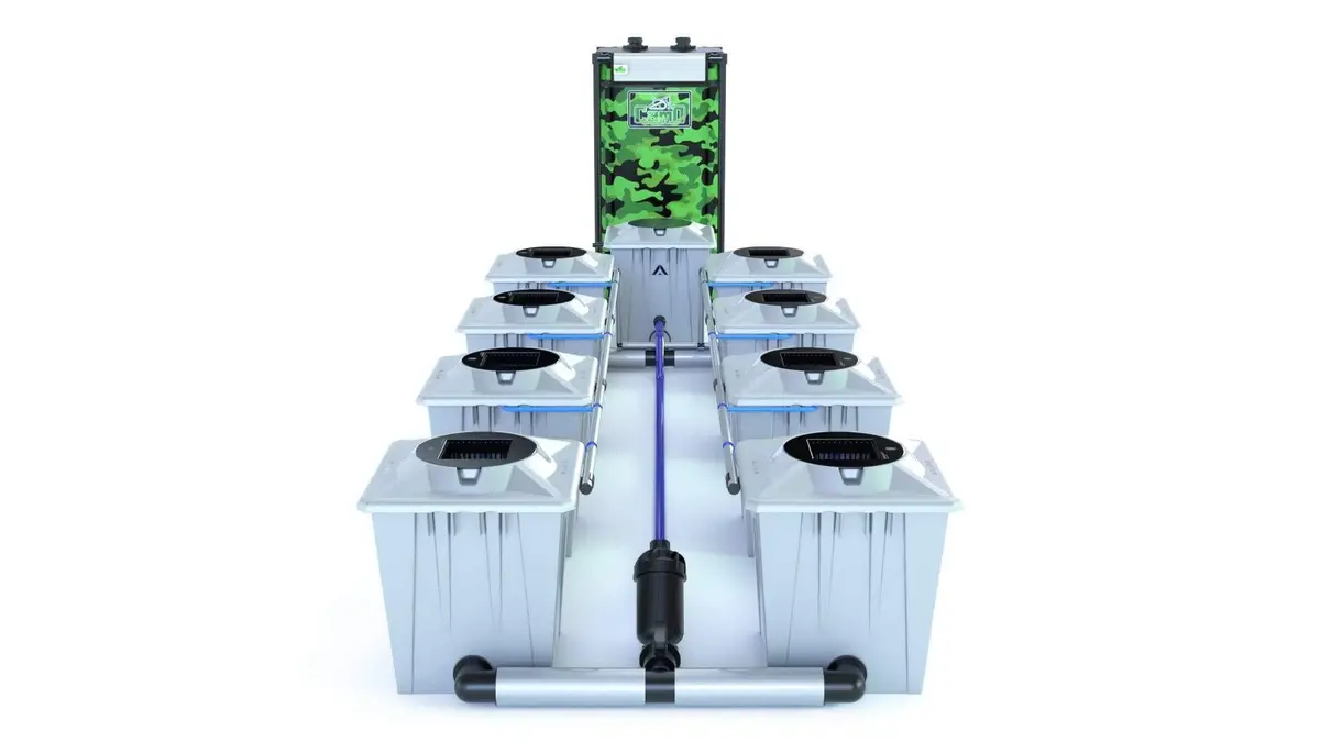 Alien® Rdwc 8 Pot 20L Pro Silver Series 1