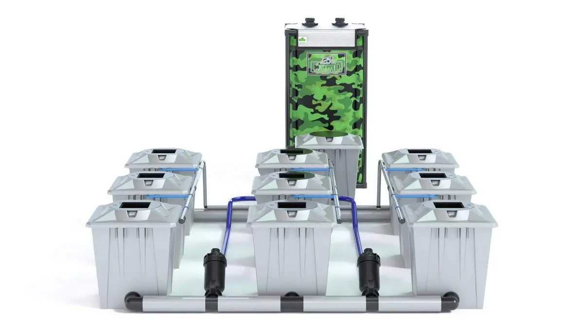 Alien® Rdwc 9 Pot 20L Pro Silver Series 1