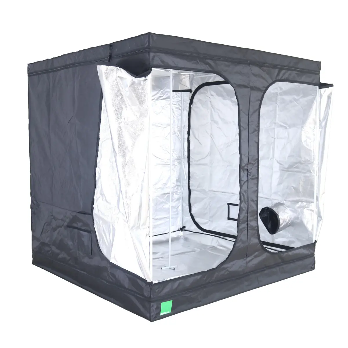 Bud Box Lite Tent Silver - 200 X 200 X 200Cm  (19Mm Poles & Metal Corners) 1