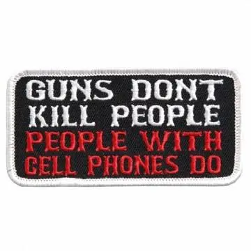 Guns Don't Kill People Patch 4 Inch 1