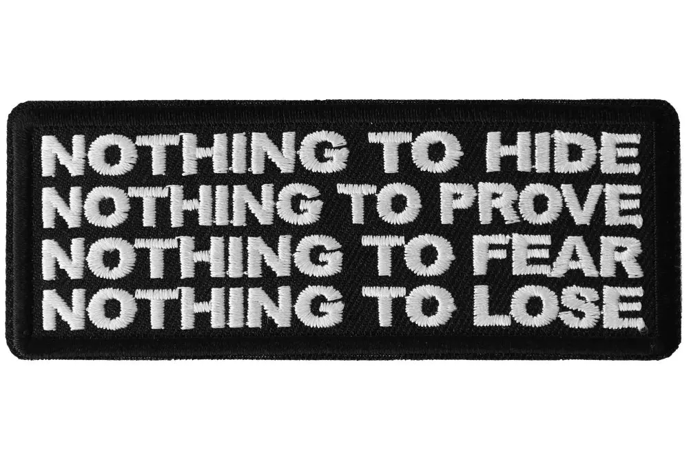 Nothing To Hide Patch 1