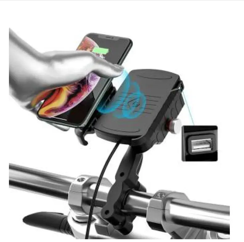 Side Dial Wireless Charging Phone Holding Clamp 1