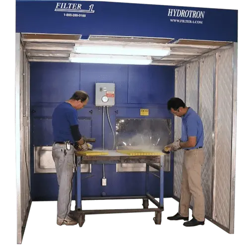 Filter-1 Cac Wet Dust Control Booth 1