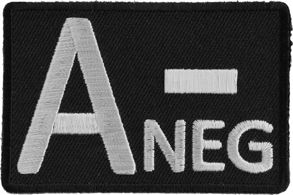 Blood Id Patch - A Negative 1