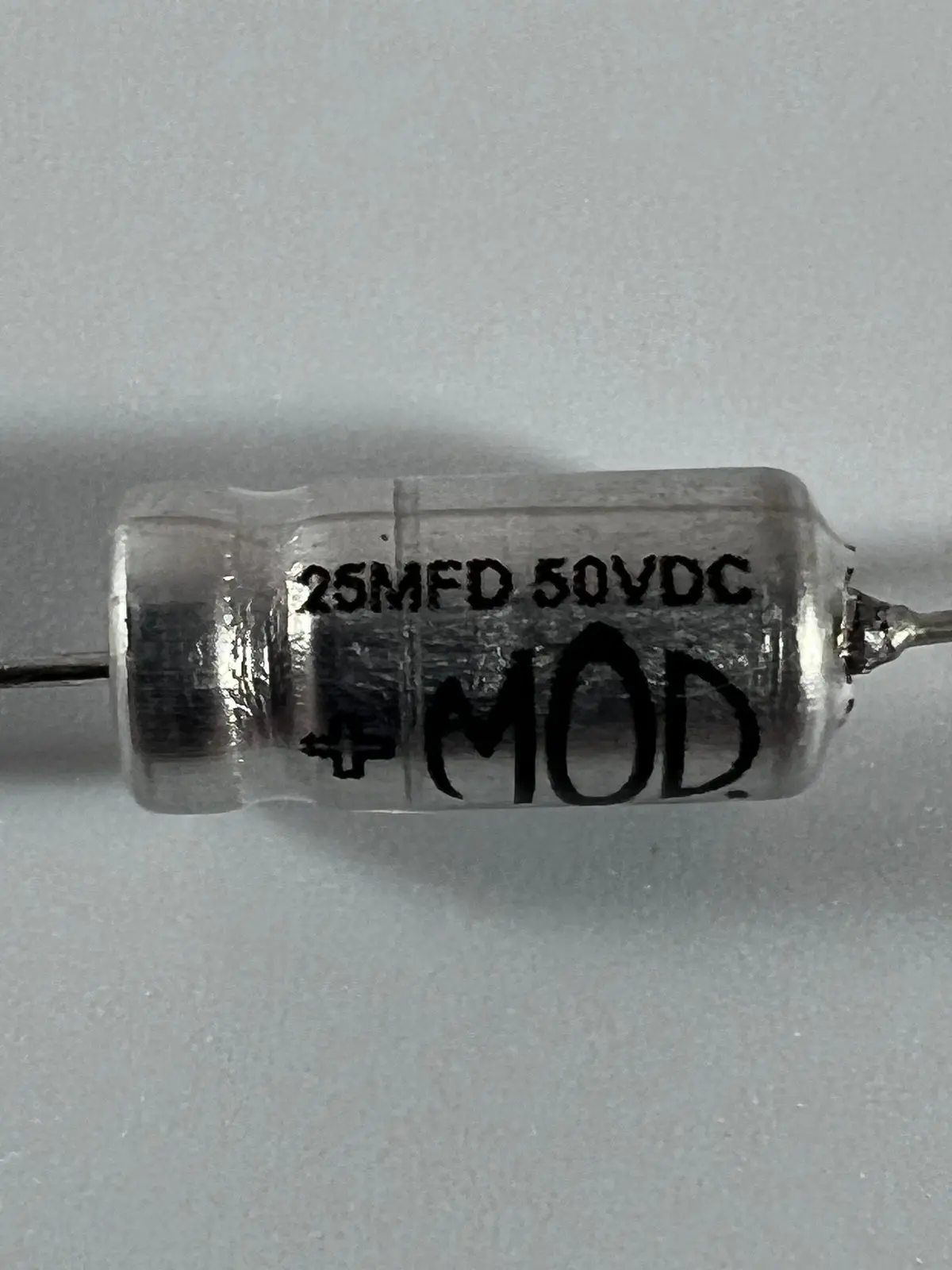 Capacitor - Mod Electronics - Aluminum Electrolytic 25Uf @ 50V 105C Axial Lead - Capacitor 1