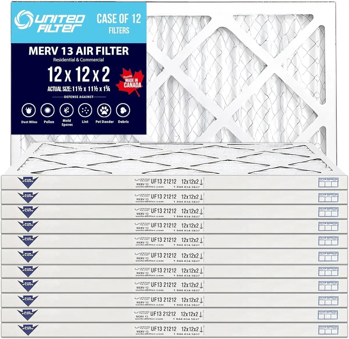 12X12x2 Merv 13 - 12 Pack 1