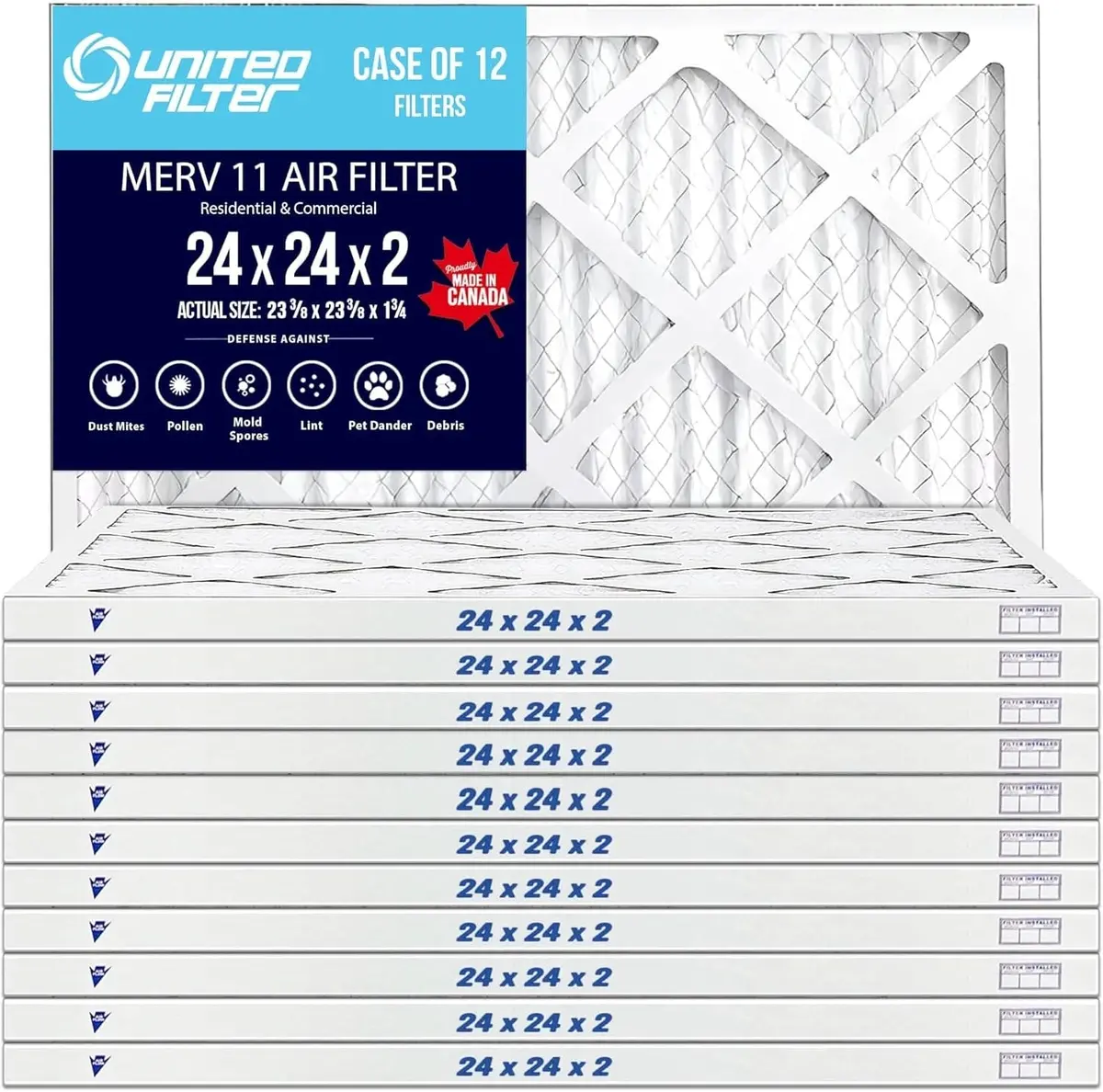 24X24x2 Merv 11 - 8 Pack 1