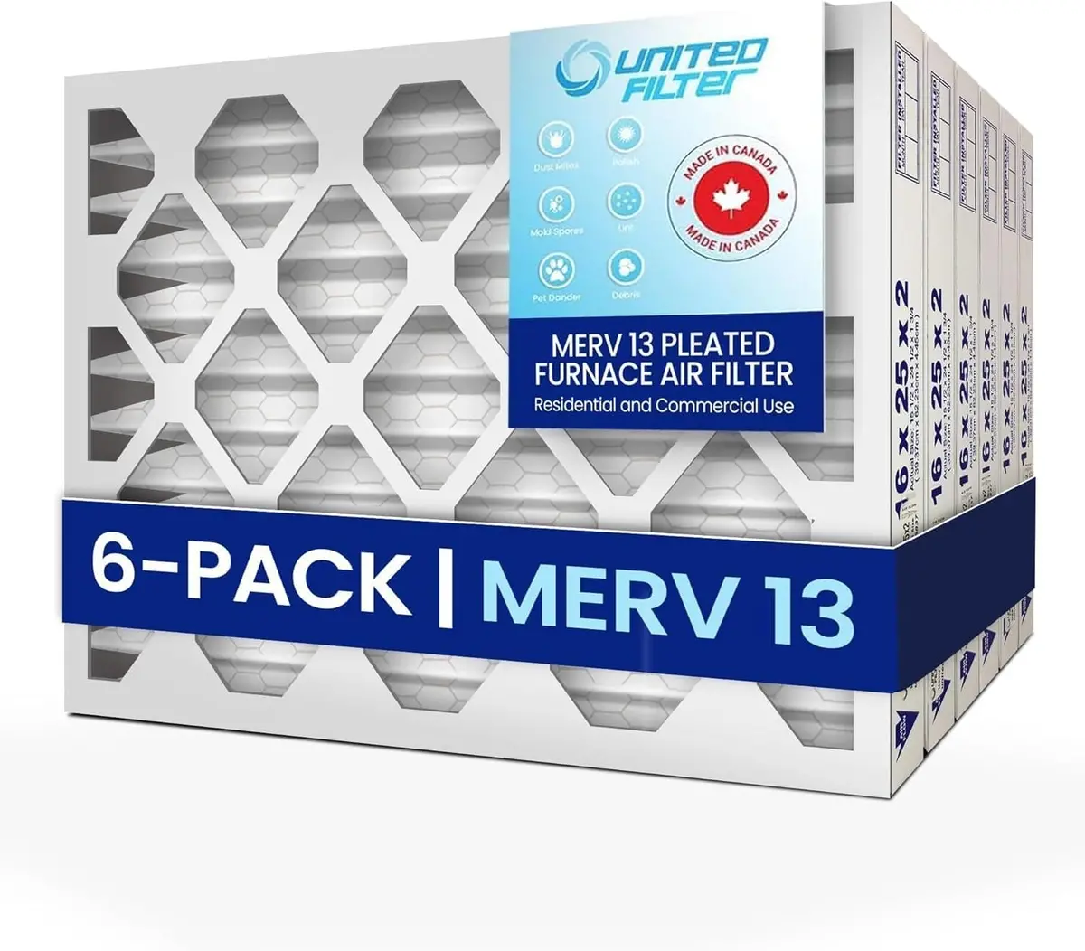 16X25x2 Merv 13 - 6 Pack 1