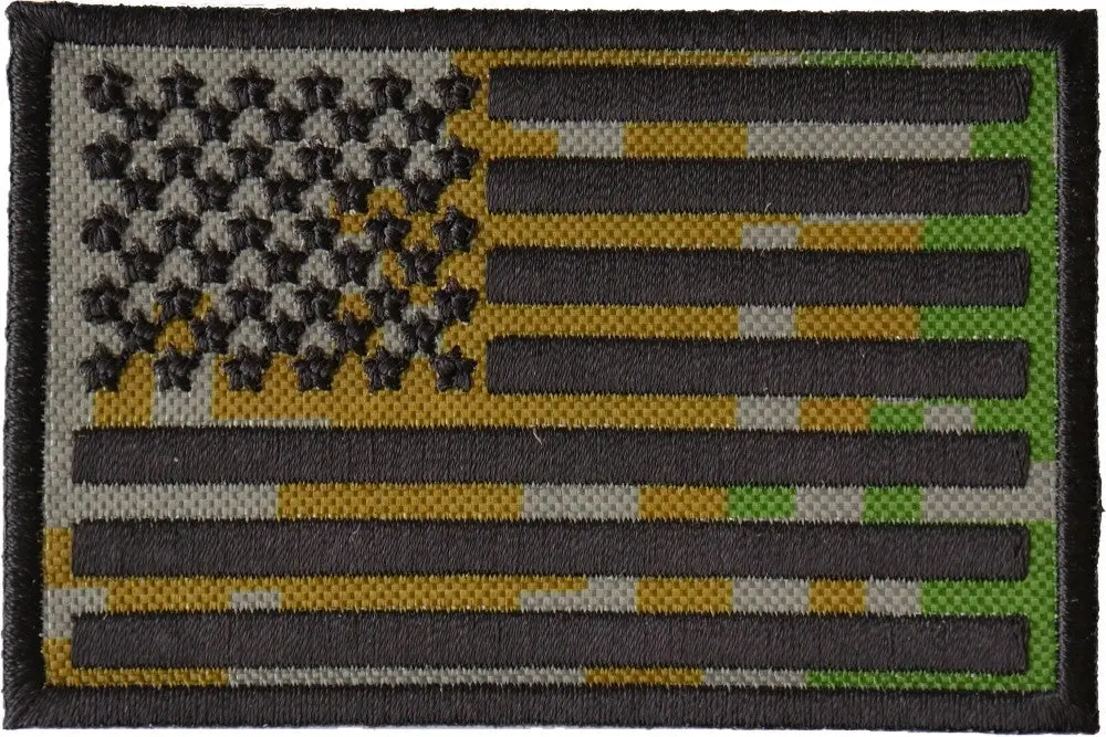 Us Flag Camo Patch 3X2 1