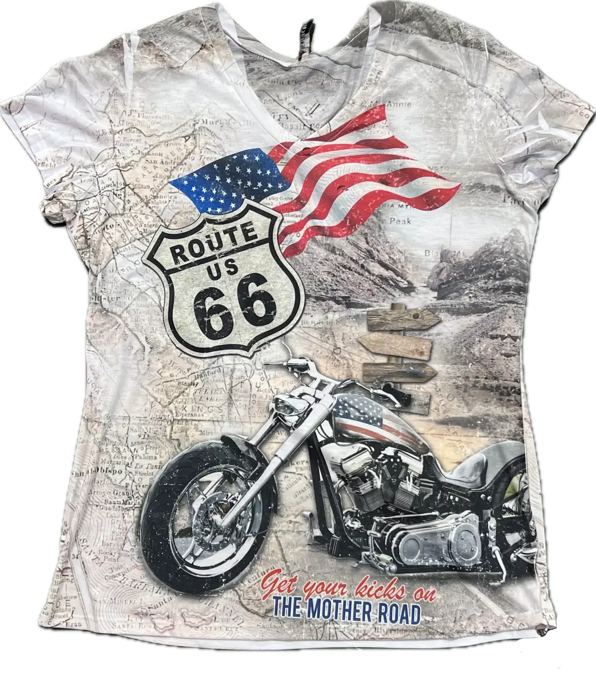 Ladies' Checker Bike Ss Shirt 1