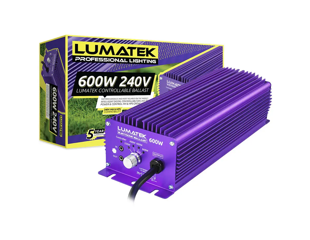 Lumatek 600W Hps 240V Controllable Digital Ballast 1
