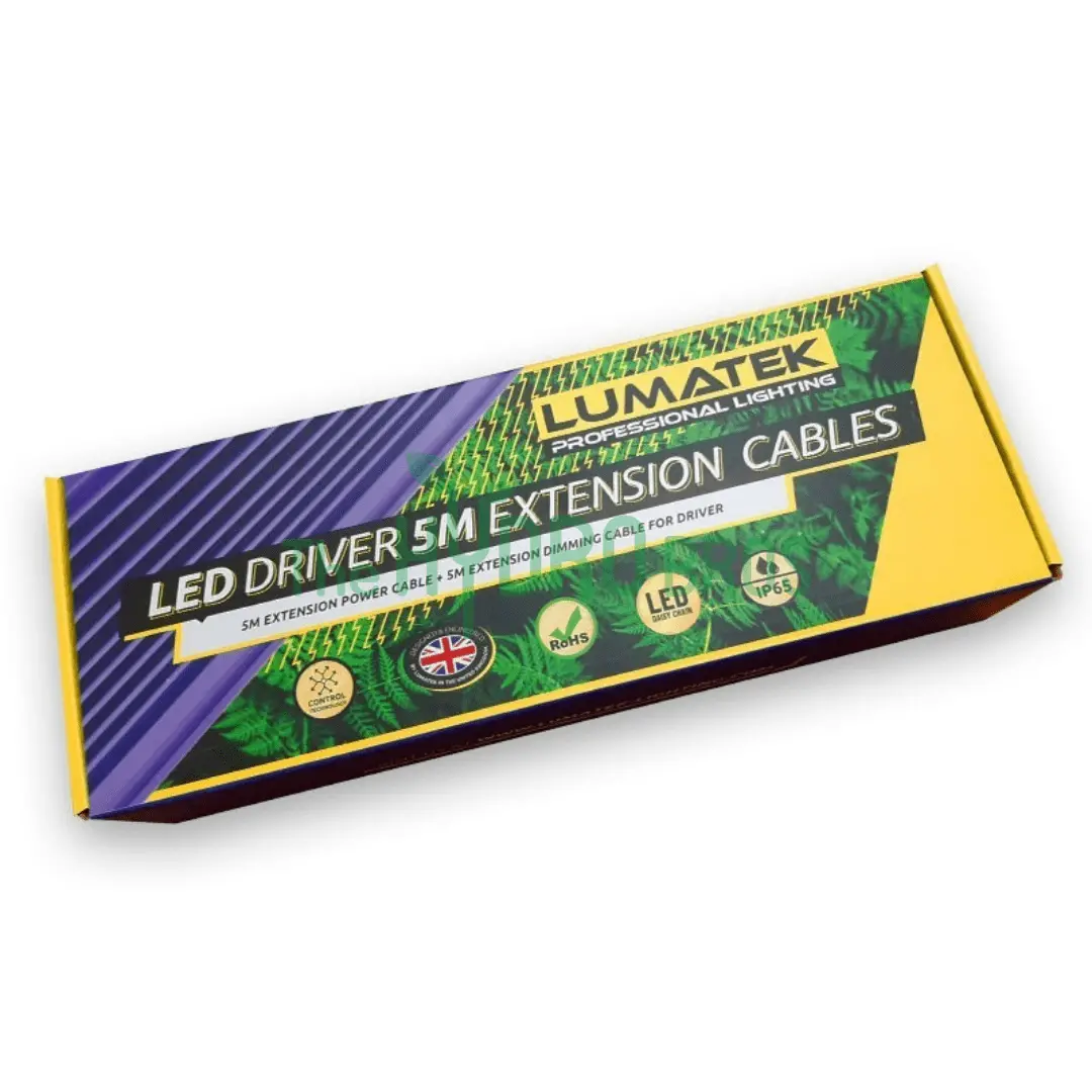 Lumatek Led Driver Extension Cables - 5M 1