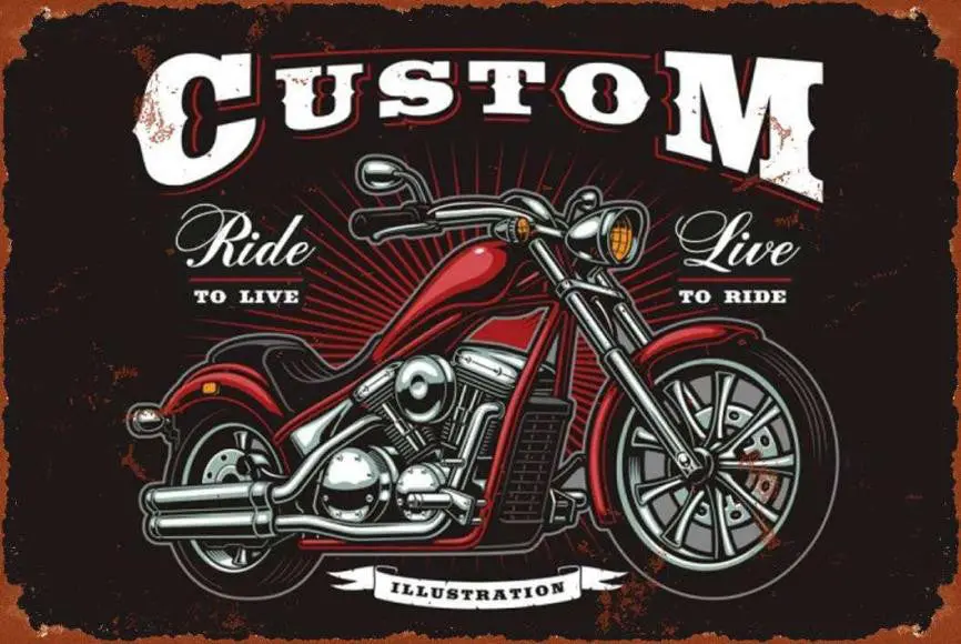 Tin - Custom Bike Tin 1