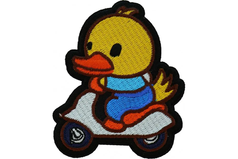 Duck On A Moped Patch 1
