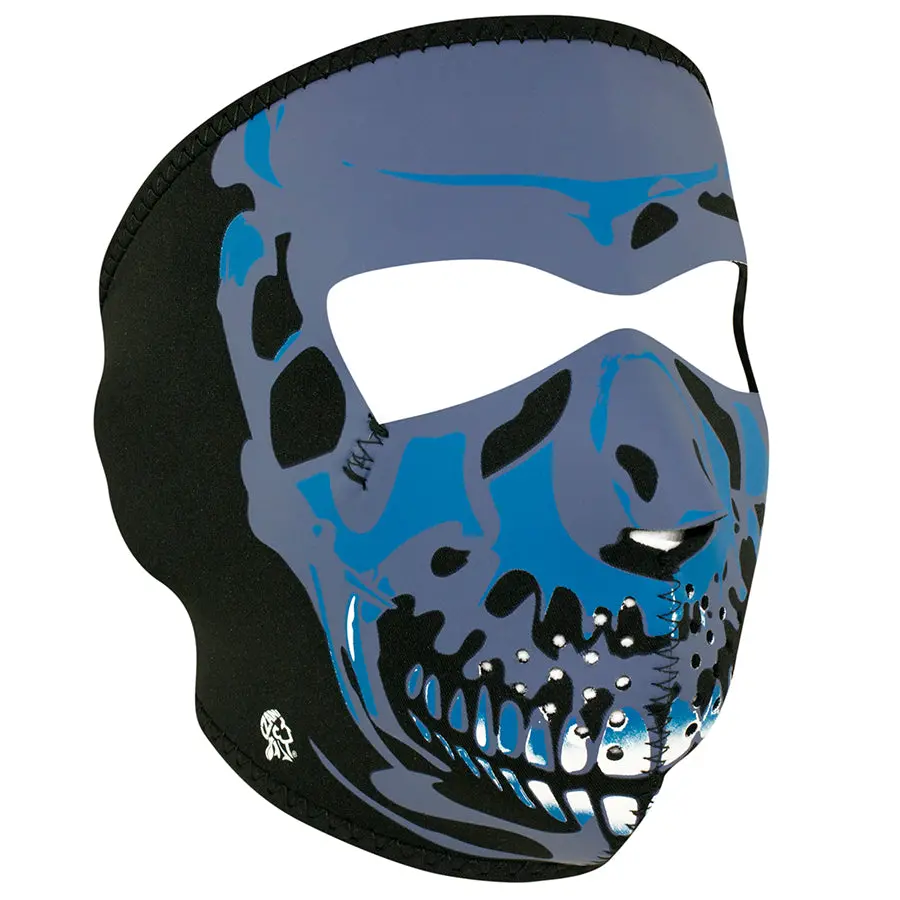 Blue Chrome Full Mask Neoprene Blu/ Chr 1