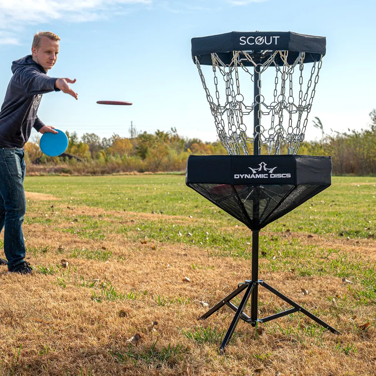 Scout Disc Golf Basket 1