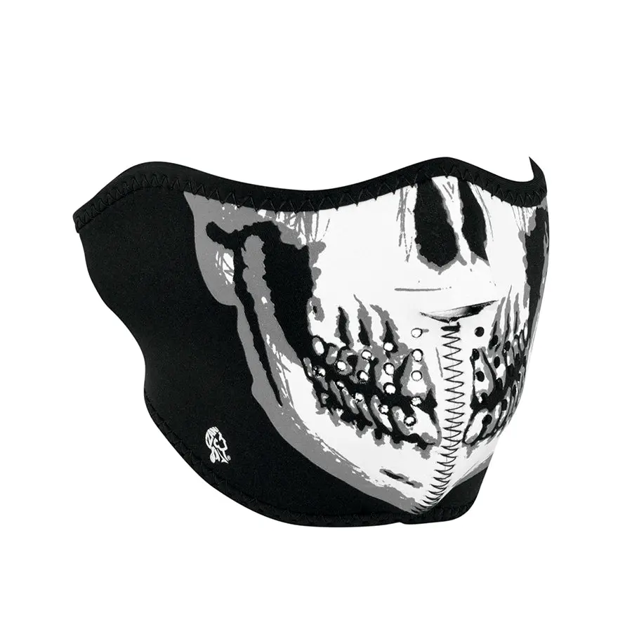 Half Mask Neoprene Skull Face 1