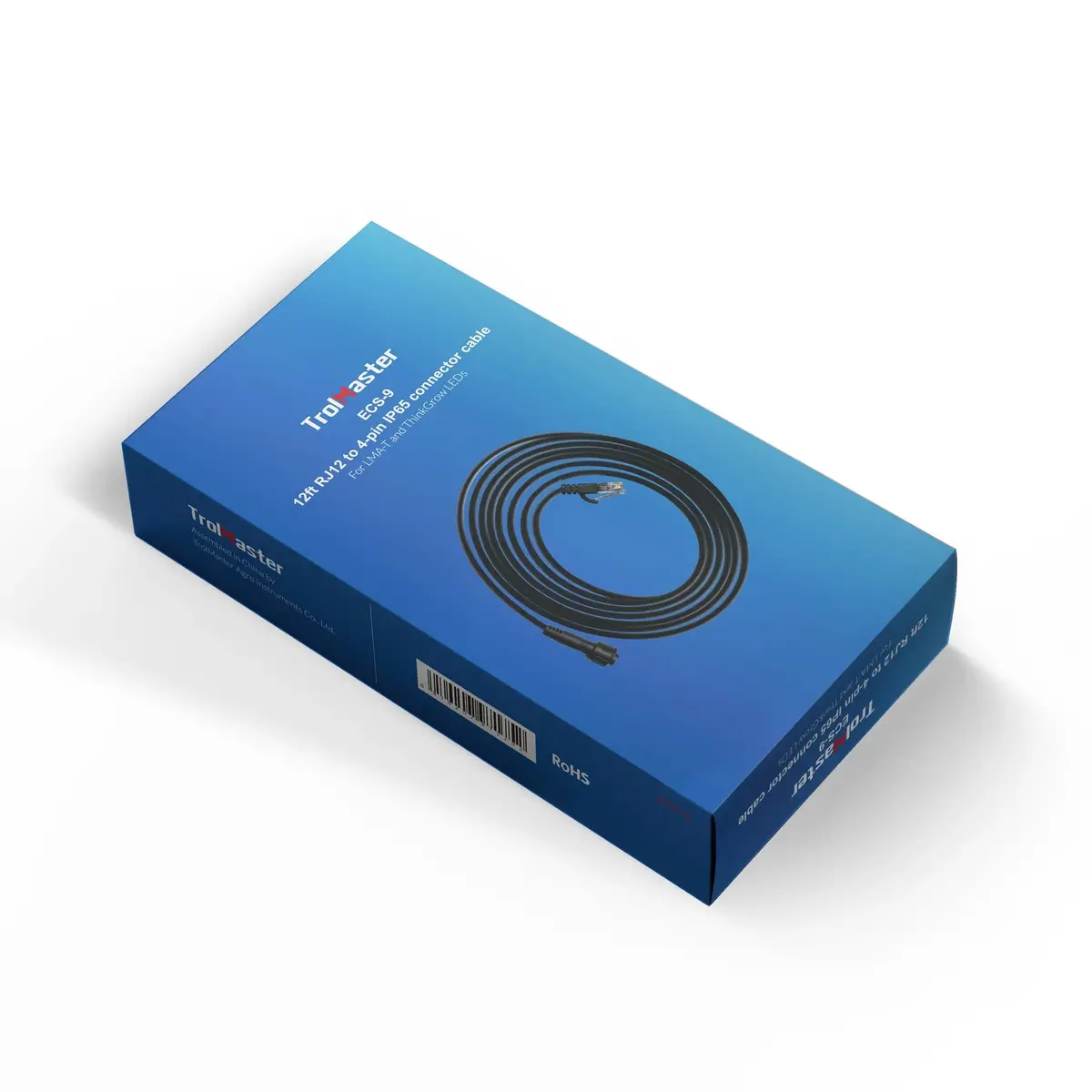 Trolmaster (Ecs-9) 12Ft Rj12 To 4-Pin Ip65 Connector Cable 1