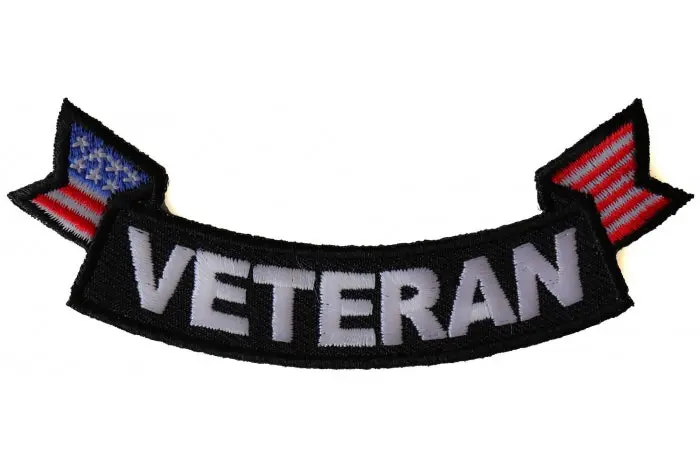 Veteran Back Patch With American Flag 1