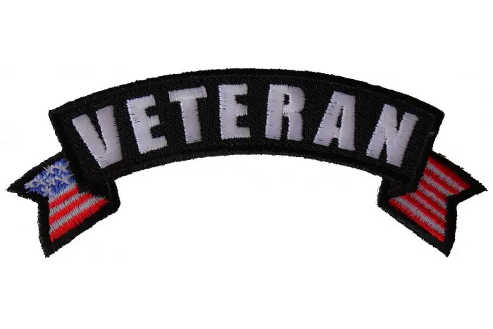 Veteran Patch With American Flag 1