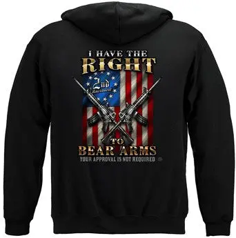 Your Approval Not Required (2A) Hooded Sweatshirt 1