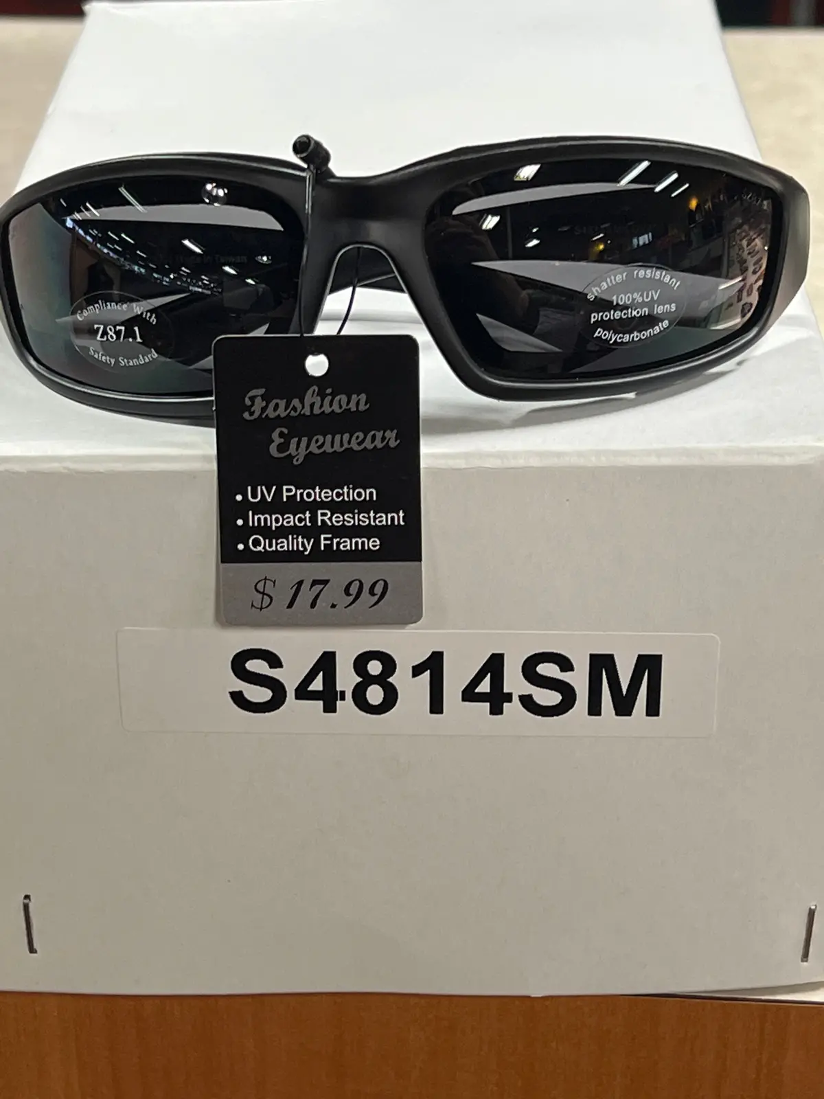 Kicker Padded Safety Glasses Smoke Lens 1