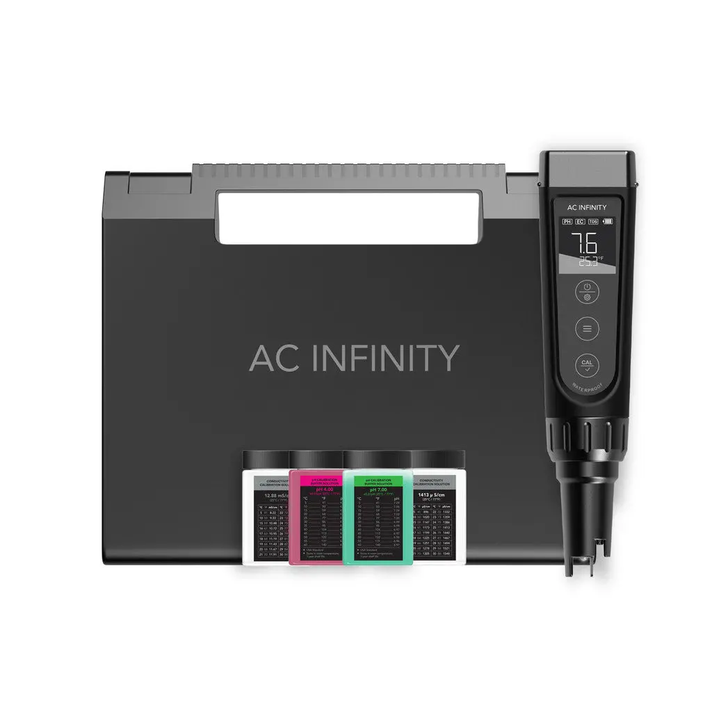 Ac Infinity All-In-One Nutrient Pen Meter | Ph, Ec, Tds, Temp And Salinity (Ac-Phm7) 1