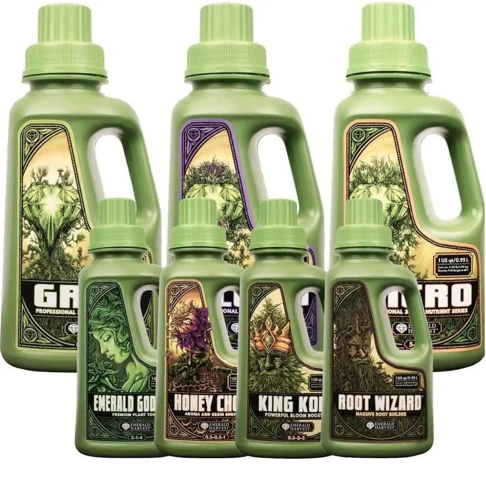 Emerald Harvest 3-Part Gmb Kick Starter Kit – Professional Nutrient System For Plant Growth 1