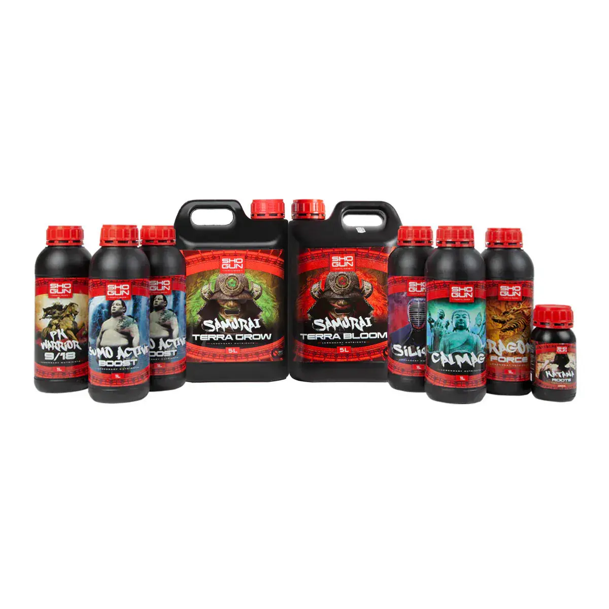 Shogun Full Soil Nutrient Kit – Complete Feeding Bundle For 4–8 Plants 1