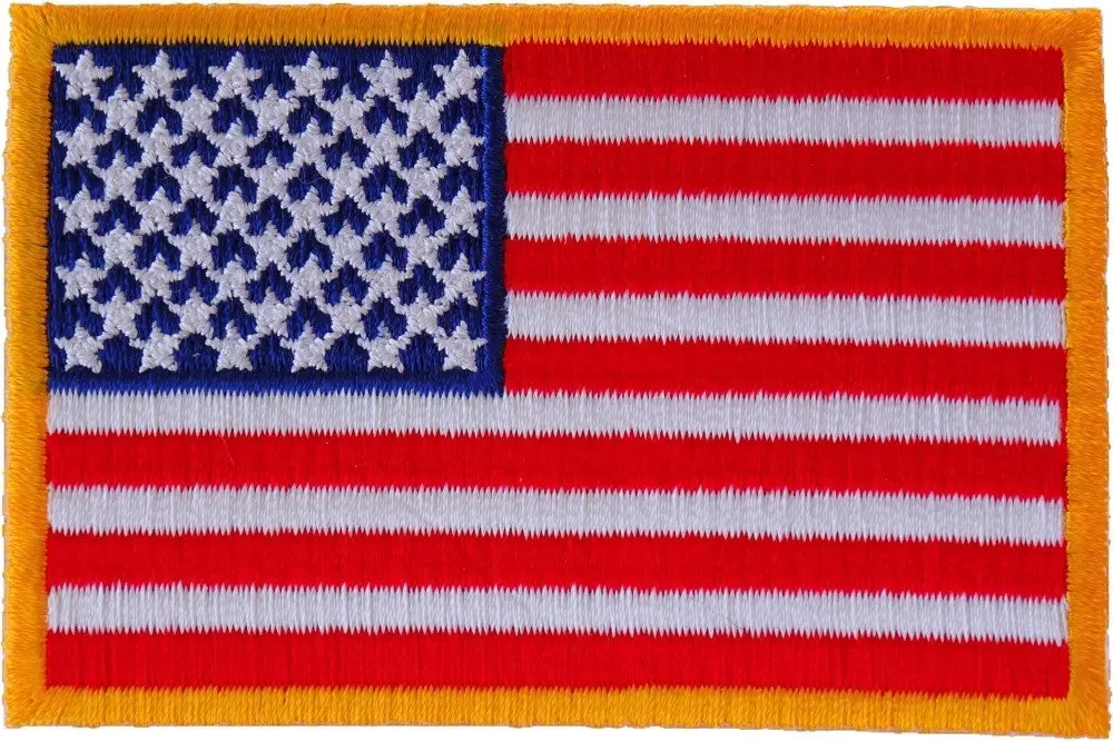 Us Flag Red White And Blue Patch 3X2 1